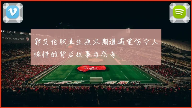 郭艾伦职业生涯末期遭遇重伤令人惋惜的背后故事与思考